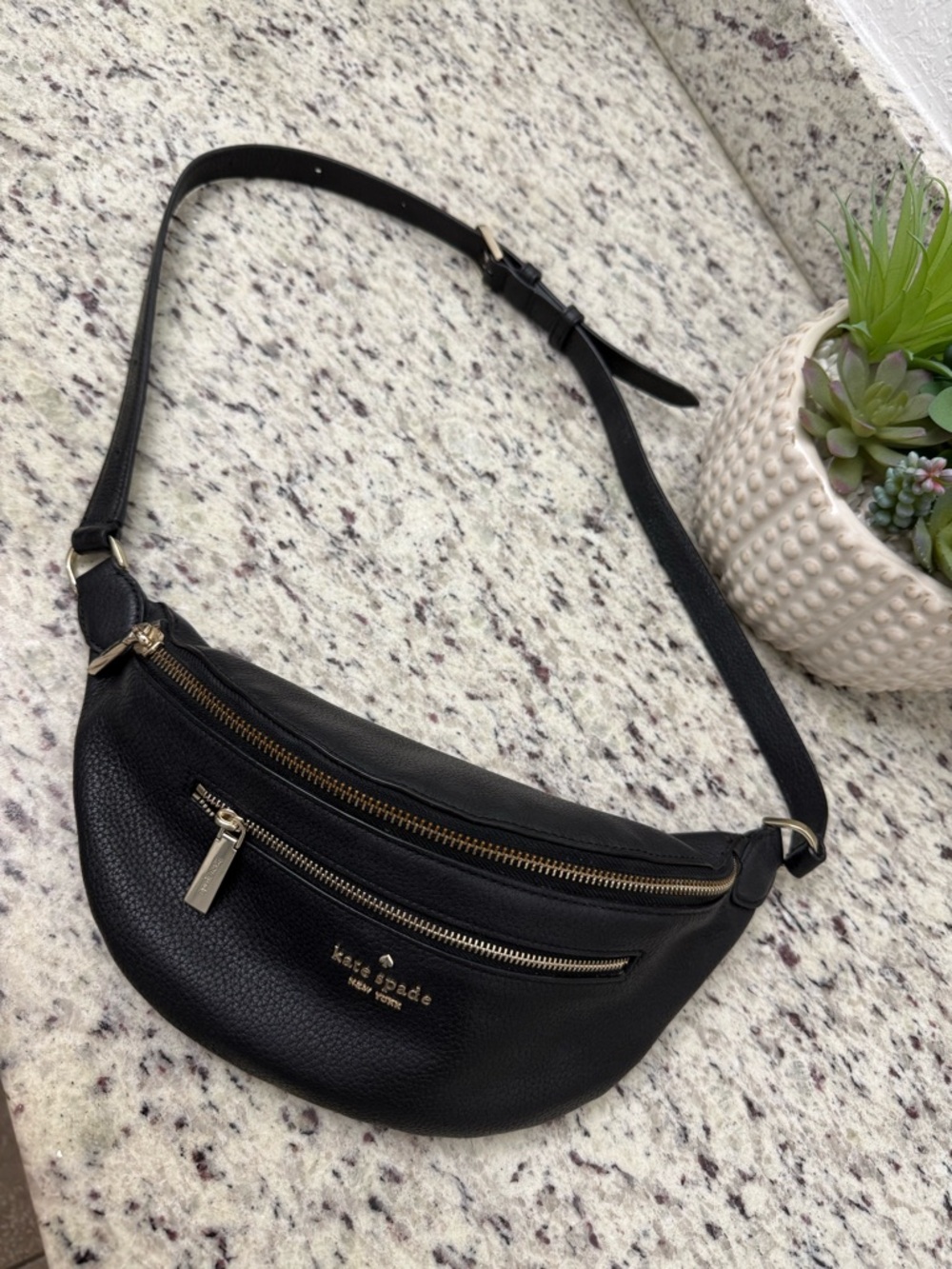 Kate Spade Leila Belt Bag Black